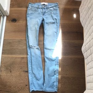 Hollister Blue Skinny Jeans